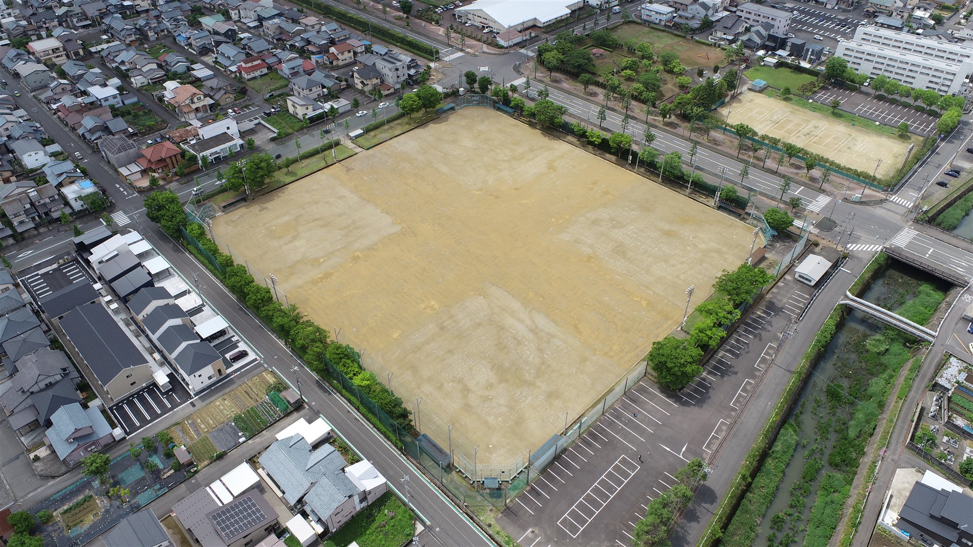 御幸公園グランド改修工事