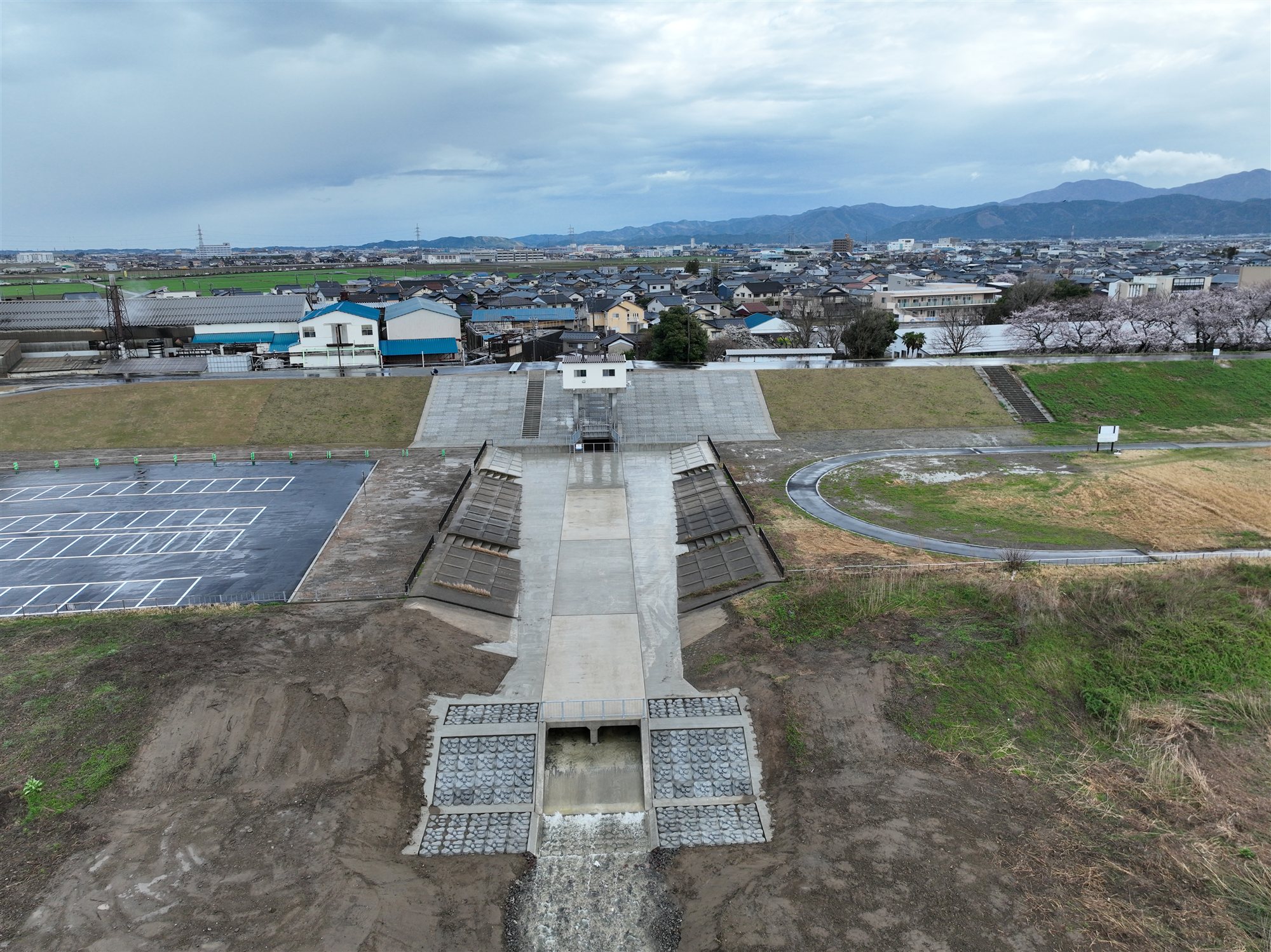 九頭竜川天池水閘周辺整備工事