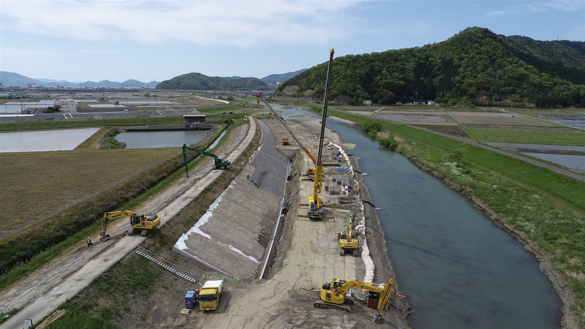 北川国分地区低水護岸他工事