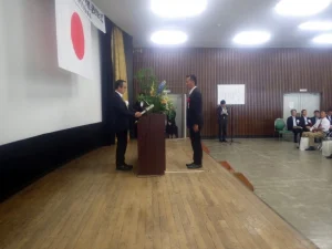 国道27号 加斗トンネル補修工事 表彰式