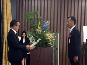 国道27号 加斗トンネル補修工事 表彰式