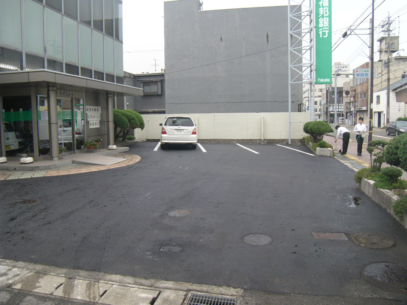 福邦銀行神明支店駐車場舗装工事